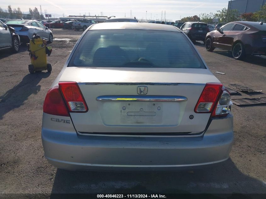 2003 Honda Civic Lx VIN: 2HGES16553H620501 Lot: 40846223