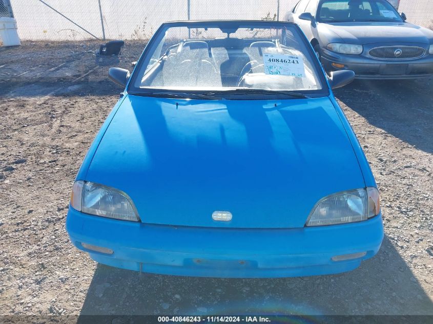 1991 Geo Metro Lsi Sprint Cl VIN: JG1MR3361MK608220 Lot: 40846243