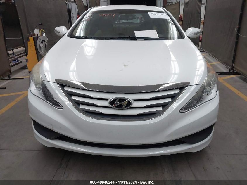 2014 Hyundai Sonata Gls VIN: 5NPEB4AC9EH932756 Lot: 40846244