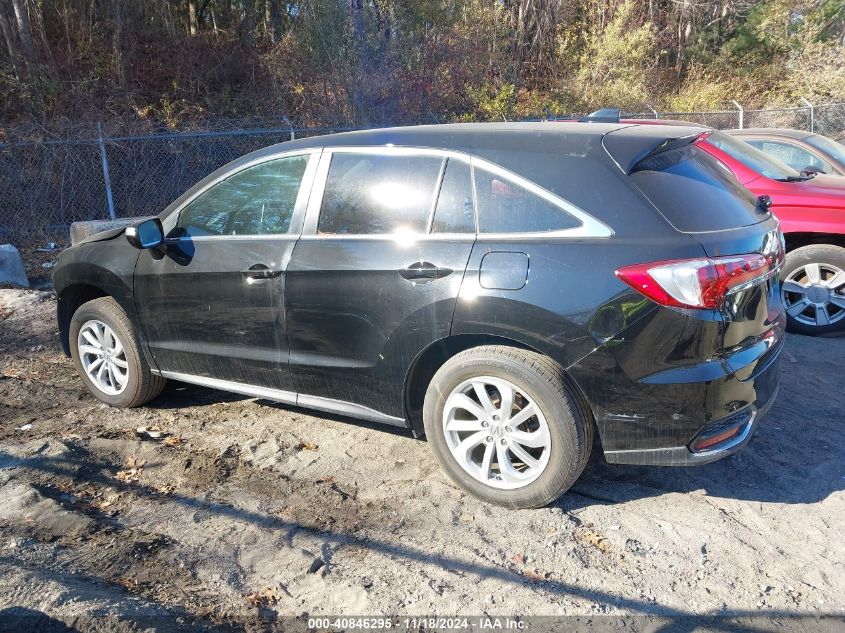 2017 Acura Rdx VIN: 5J8TB4H56HL039654 Lot: 40846295