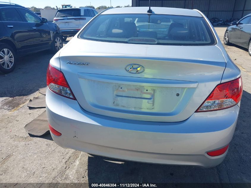 2013 Hyundai Accent Gls VIN: KMHCU4AE1DU302636 Lot: 40846304