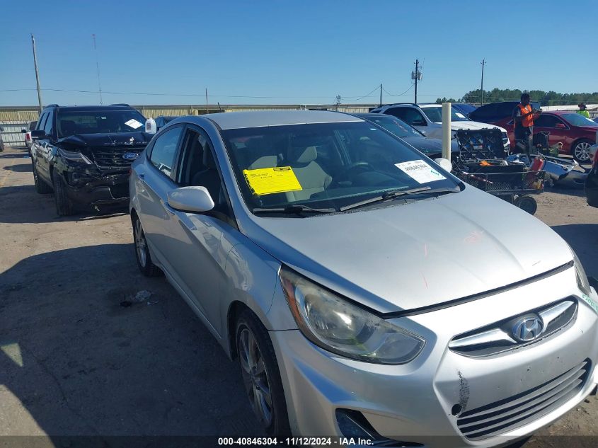 2013 Hyundai Accent Gls VIN: KMHCU4AE1DU302636 Lot: 40846304