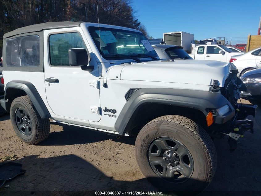 2021 Jeep Wrangler Sport 4X4 VIN: 1C4GJXAN4MW762667 Lot: 40846307