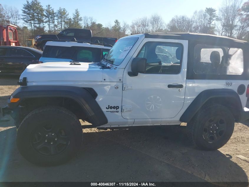 2021 Jeep Wrangler Sport 4X4 VIN: 1C4GJXAN4MW762667 Lot: 40846307