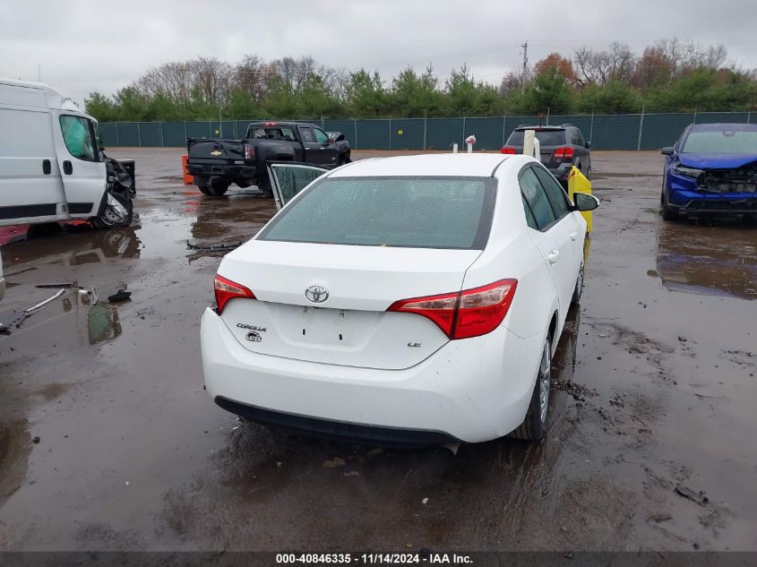 2018 Toyota Corolla Le VIN: 2T1BURHE2JC071256 Lot: 40846335