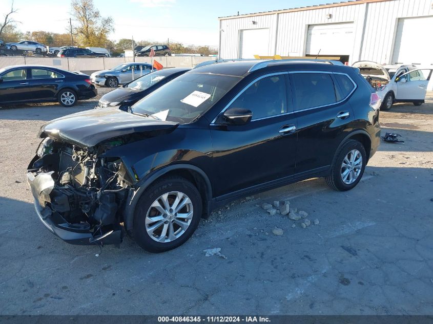 VIN KNMAT2MT5FP518519 2015 Nissan Rogue, SV no.2