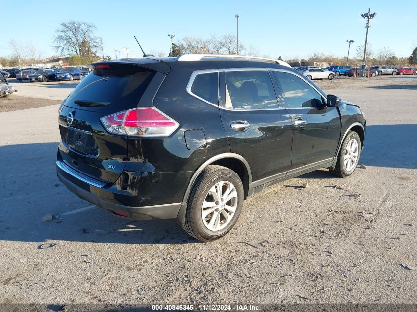 VIN KNMAT2MT5FP518519 2015 Nissan Rogue, SV no.4