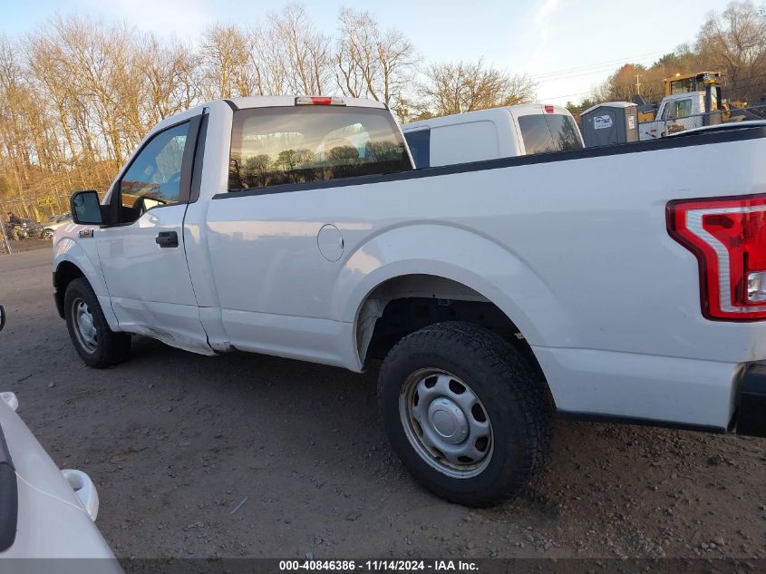 2015 Ford F-150 Xl VIN: 1FTMF1C80FKD62706 Lot: 40846386