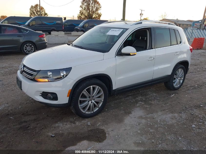 2013 Volkswagen Tiguan Se VIN: WVGAV3AX5DW080204 Lot: 40846393