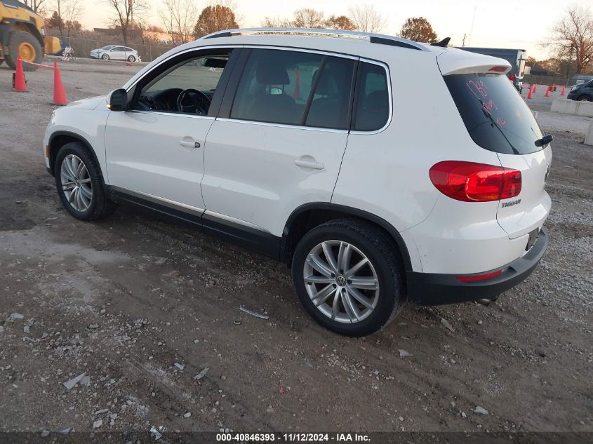 2013 Volkswagen Tiguan Se VIN: WVGAV3AX5DW080204 Lot: 40846393