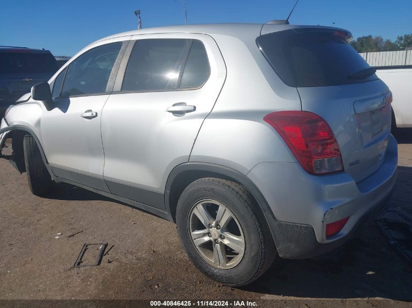 VIN 3GNCJKSBXKL236317 2019 Chevrolet Trax, LS no.3