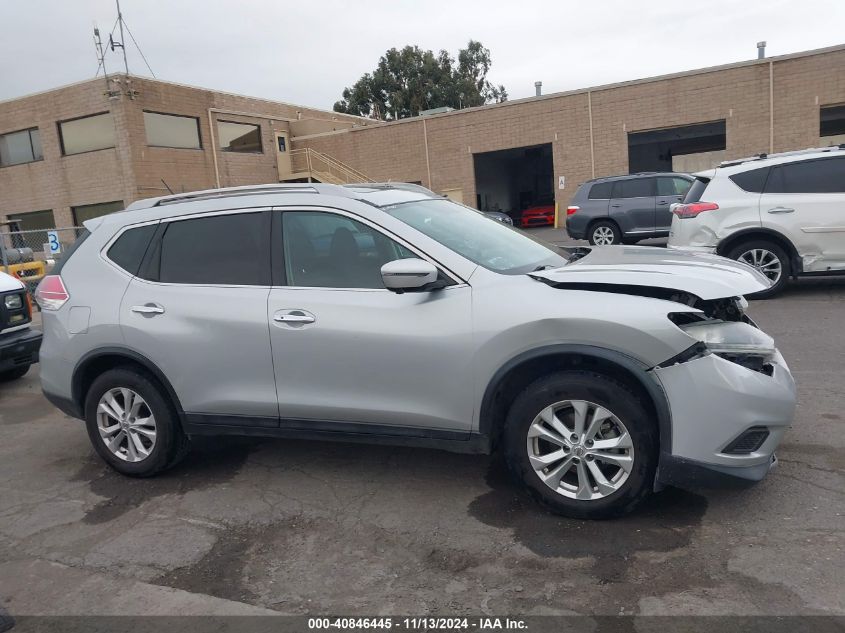 2016 Nissan Rogue Sv VIN: 5N1AT2MT6GC807333 Lot: 40846445