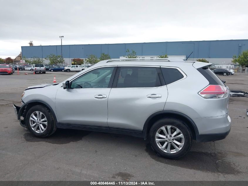 2016 Nissan Rogue Sv VIN: 5N1AT2MT6GC807333 Lot: 40846445