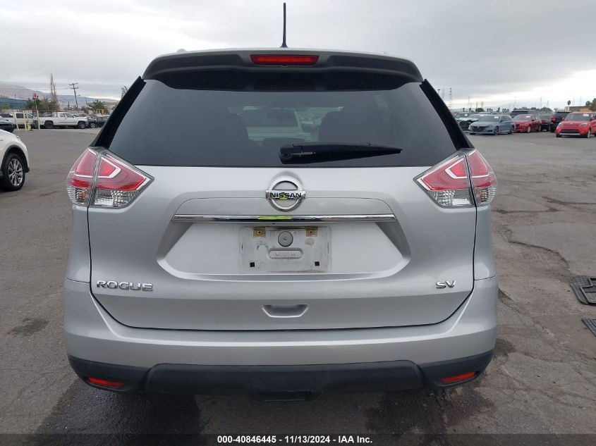 2016 Nissan Rogue Sv VIN: 5N1AT2MT6GC807333 Lot: 40846445