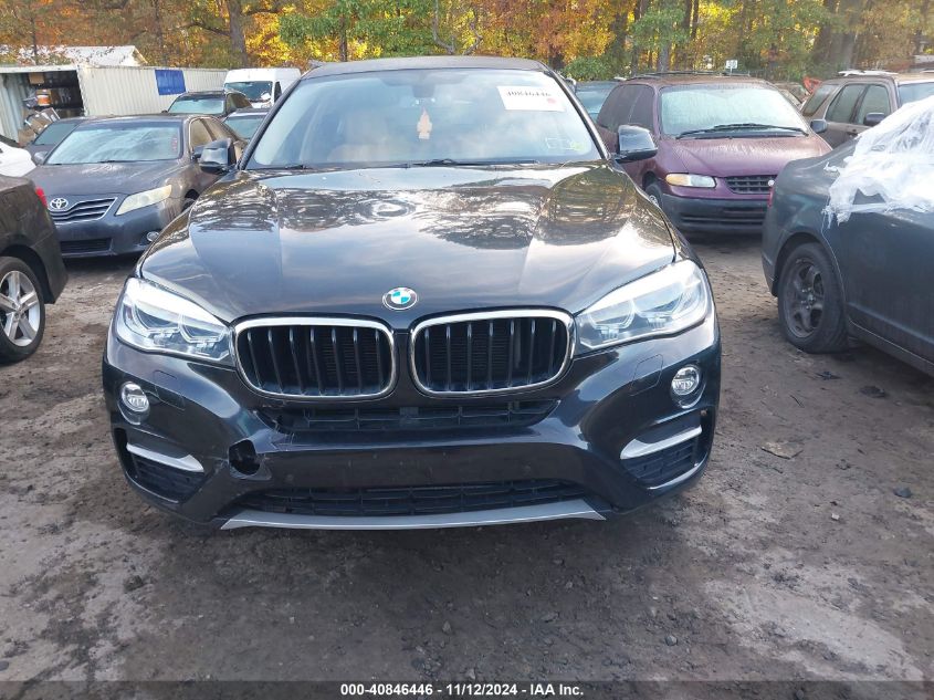 2015 BMW X6 xDrive35I VIN: 5UXKU2C52F0N75840 Lot: 40846446