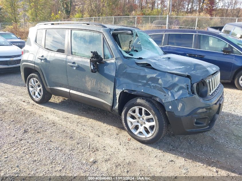 VIN ZACCJBBB8JPG73408 2018 Jeep Renegade, Latitude 4X4 no.1