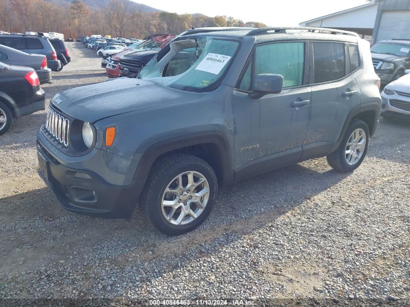 VIN ZACCJBBB8JPG73408 2018 Jeep Renegade, Latitude 4X4 no.2