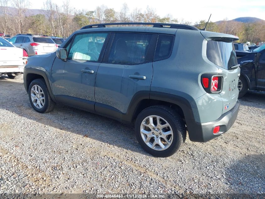 VIN ZACCJBBB8JPG73408 2018 Jeep Renegade, Latitude 4X4 no.3