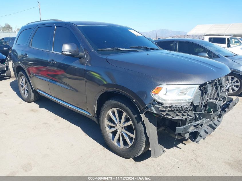 2015 Dodge Durango Limited VIN: 1C4RDHDGXFC765998 Lot: 40846479