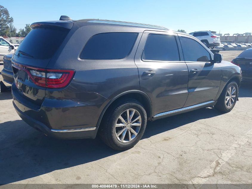 2015 Dodge Durango Limited VIN: 1C4RDHDGXFC765998 Lot: 40846479