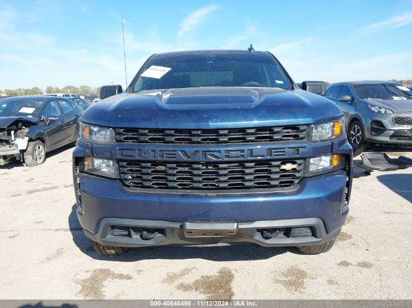 2019 Chevrolet Silverado 1500 Custom VIN: 1GCPYBEH7KZ380809 Lot: 40846498