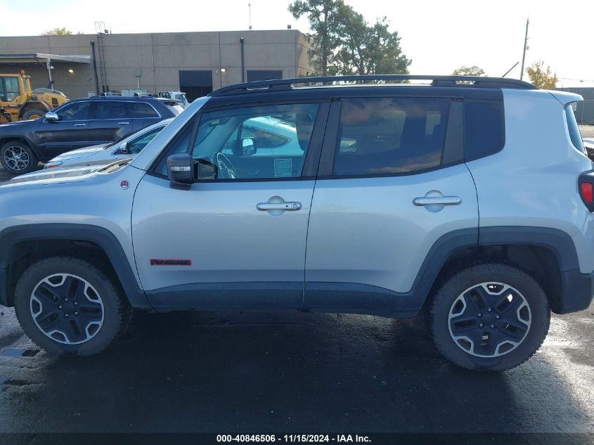 2016 Jeep Renegade Trailhawk VIN: ZACCJBCT6GPD01050 Lot: 40846506