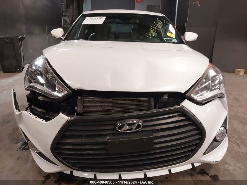 2016 Hyundai Veloster Turbo VIN: KMHTC6AE2GU284375 Lot: 40846505