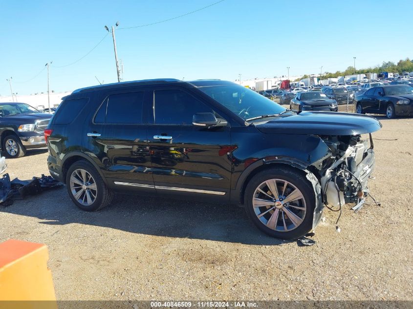 2018 Ford Explorer Limited VIN: 1FM5K7F8XJGA81891 Lot: 40846509