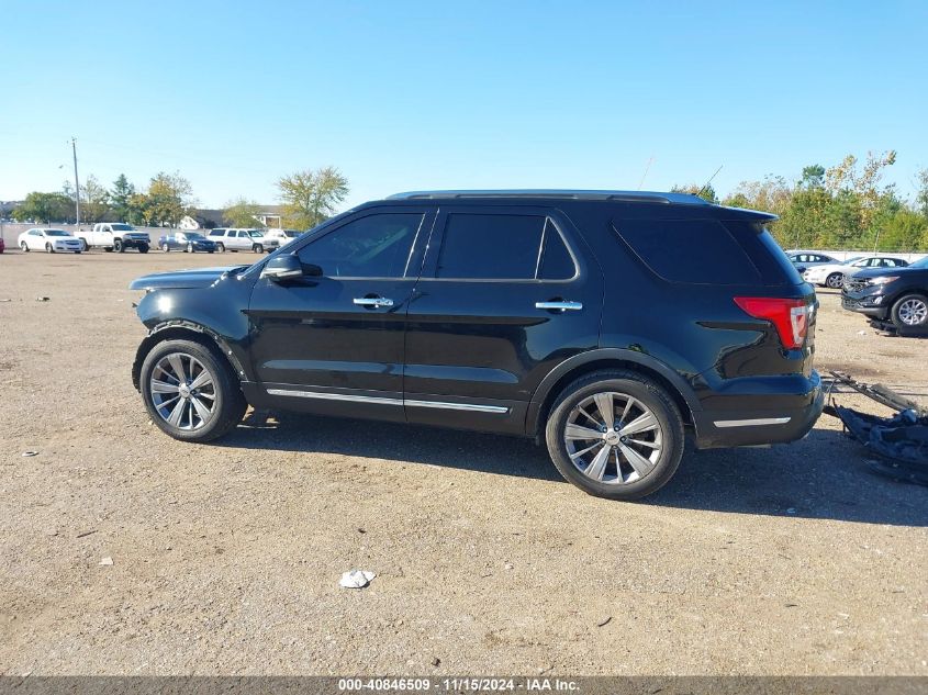 2018 Ford Explorer Limited VIN: 1FM5K7F8XJGA81891 Lot: 40846509