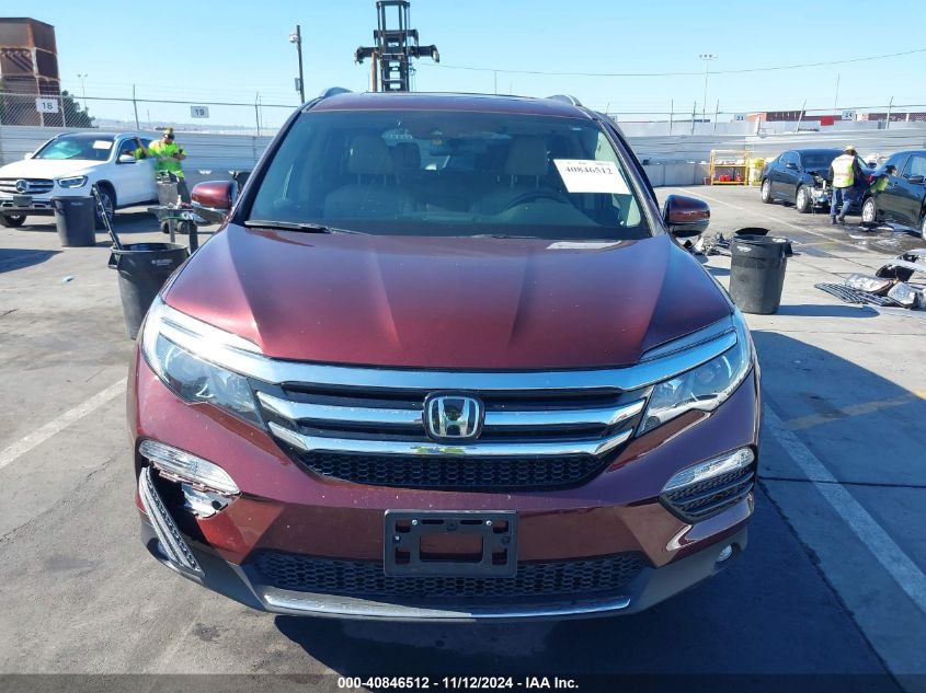 2018 Honda Pilot Touring VIN: 5FNYF6H90JB052674 Lot: 40846512