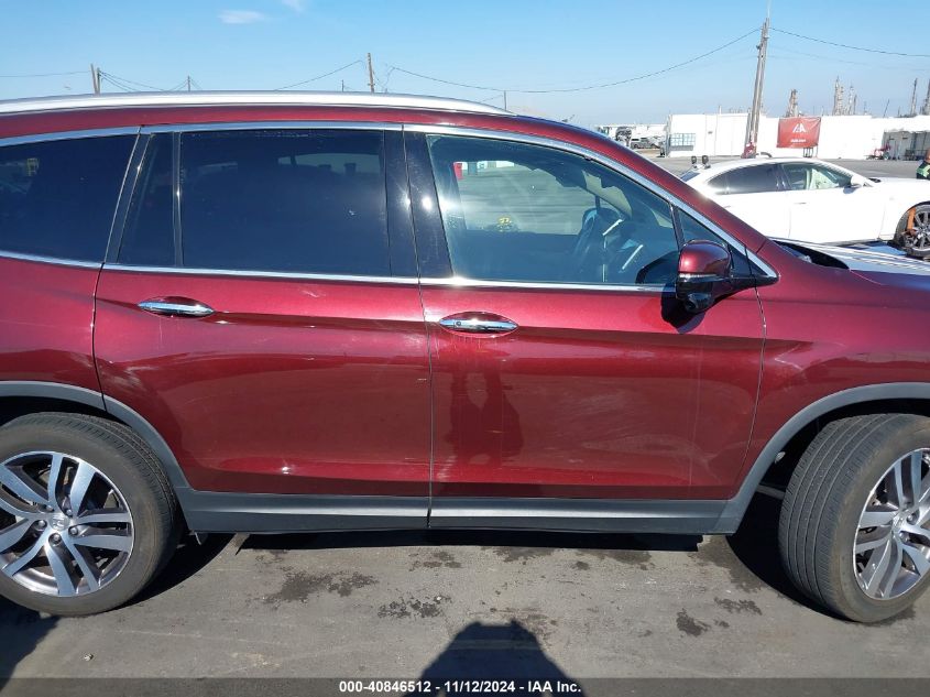 2018 Honda Pilot Touring VIN: 5FNYF6H90JB052674 Lot: 40846512