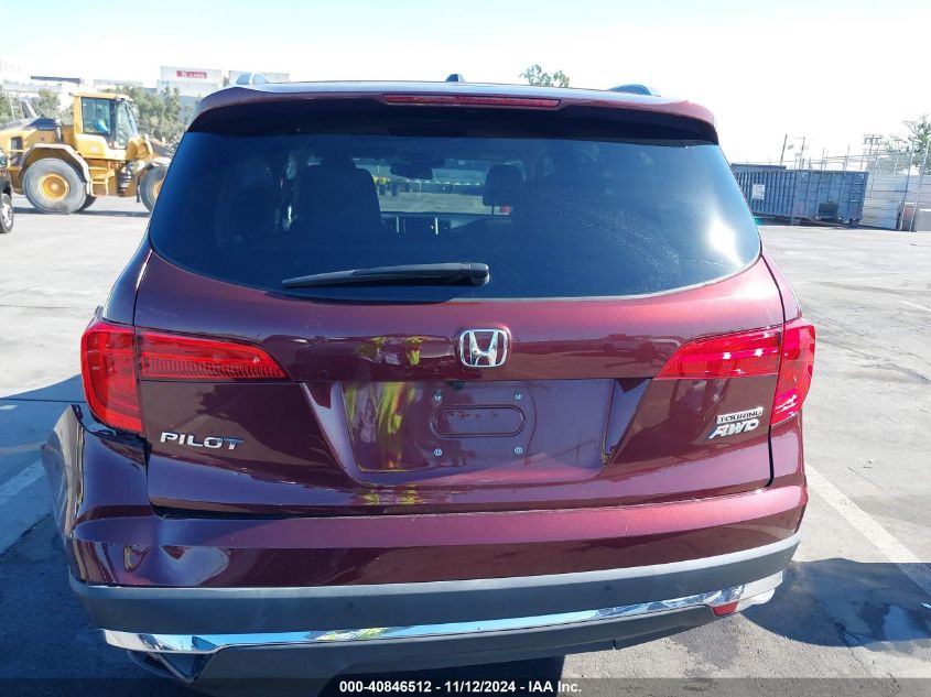 2018 Honda Pilot Touring VIN: 5FNYF6H90JB052674 Lot: 40846512