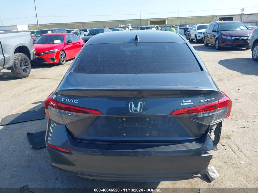 VIN 2HGFE2F57NH586601 2022 HONDA CIVIC SPORT