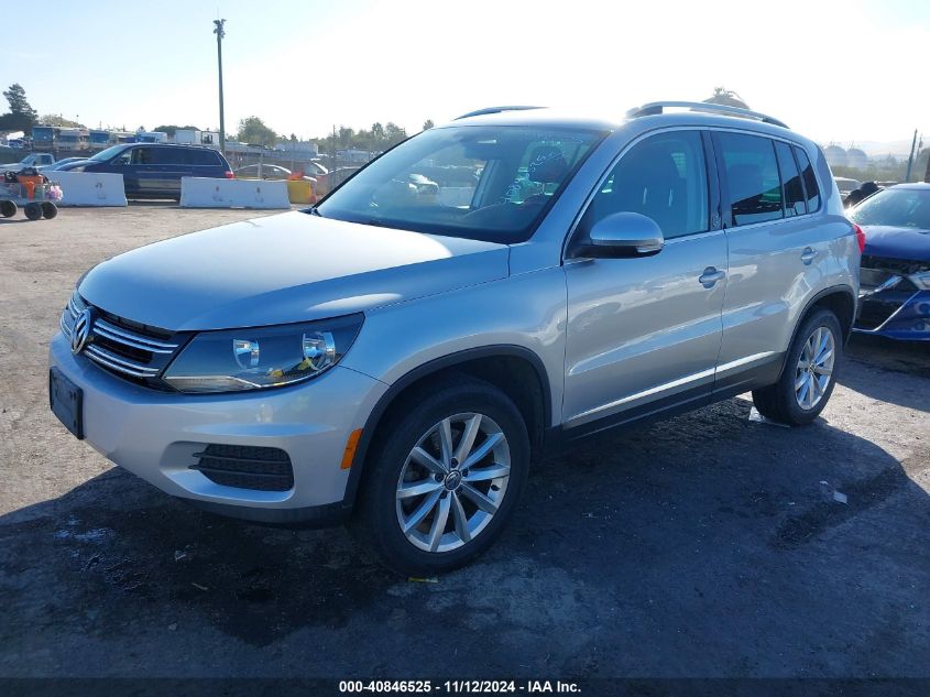 2017 Volkswagen Tiguan 2.0T Wolfsburg Edition VIN: WVGRV7AX3HK002172 Lot: 40846525