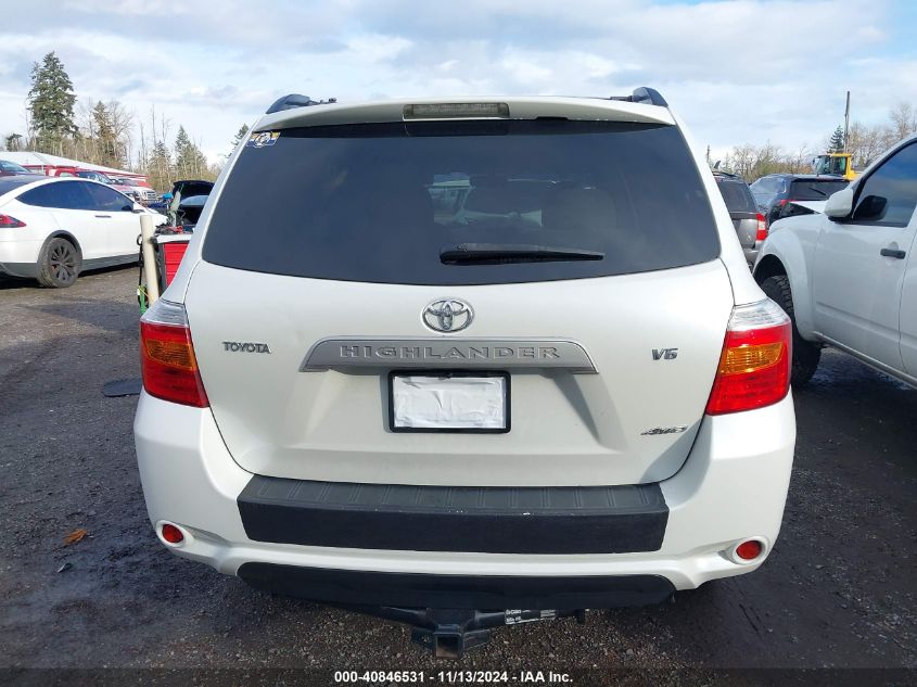 2008 Toyota Highlander VIN: JTEES41A482054475 Lot: 40846531