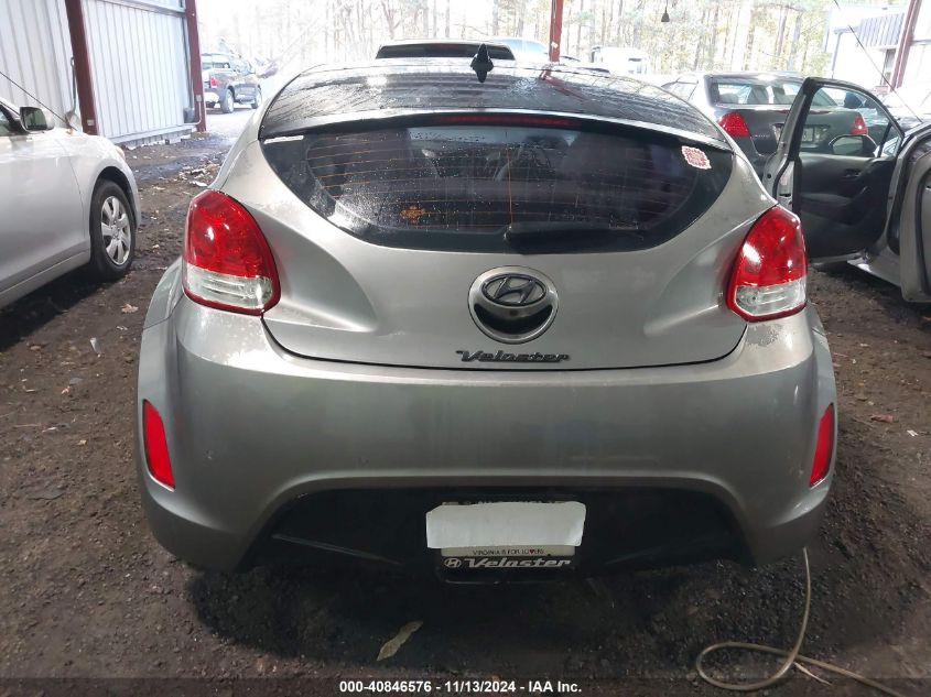 2012 Hyundai Veloster Base W/Gray VIN: KMHTC6AD0CU020783 Lot: 40846576