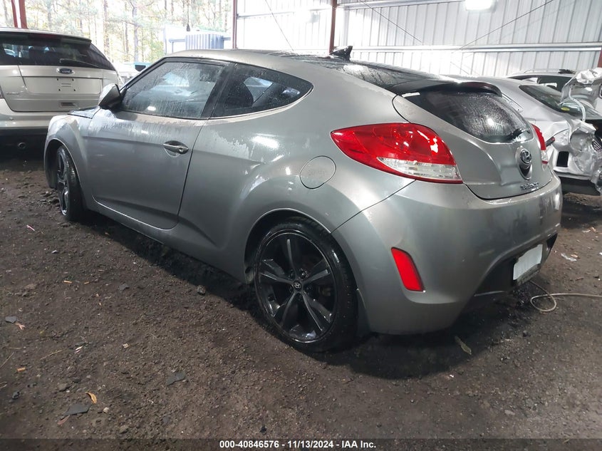Vin: kmhtc6ad0cu020783, lot: 41336191, hyundai veloster base w/gray 20123