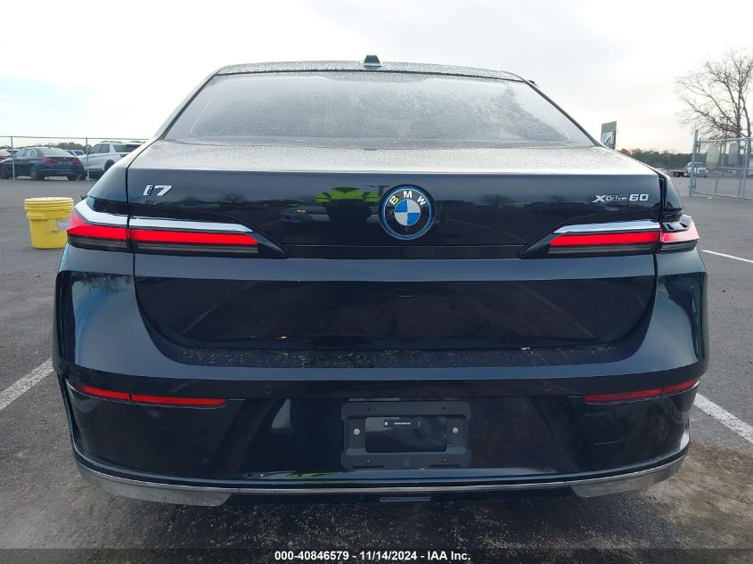 2024 BMW I7 xDrive60 VIN: WBY53EJ0XRCR61336 Lot: 40846579