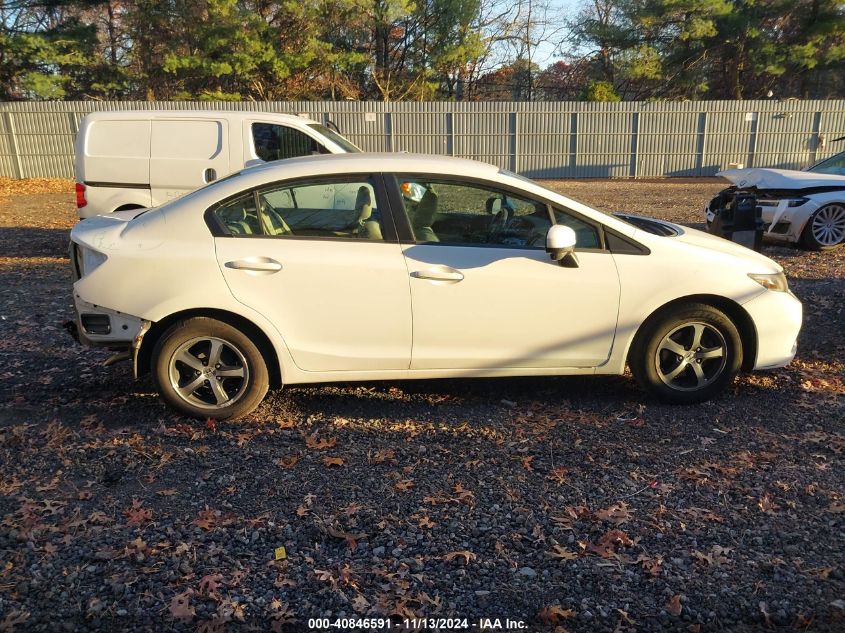 2015 Honda Civic Se VIN: 19XFB2F76FE291852 Lot: 40846591