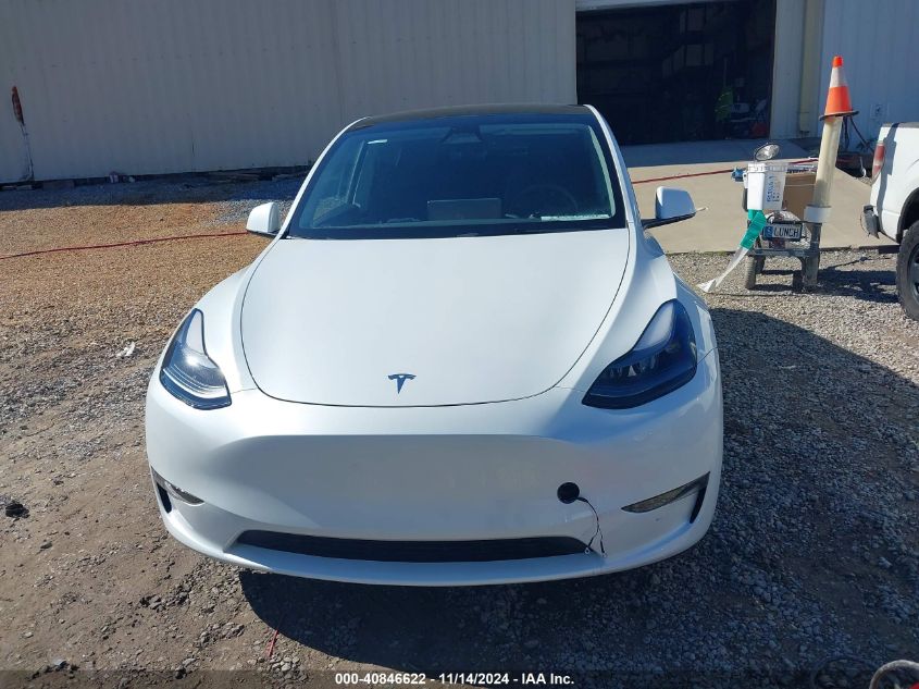 2023 Tesla Model Y Awd/Long Range Dual Motor All-Wheel Drive VIN: 7SAYGDEE6PA162723 Lot: 40846622