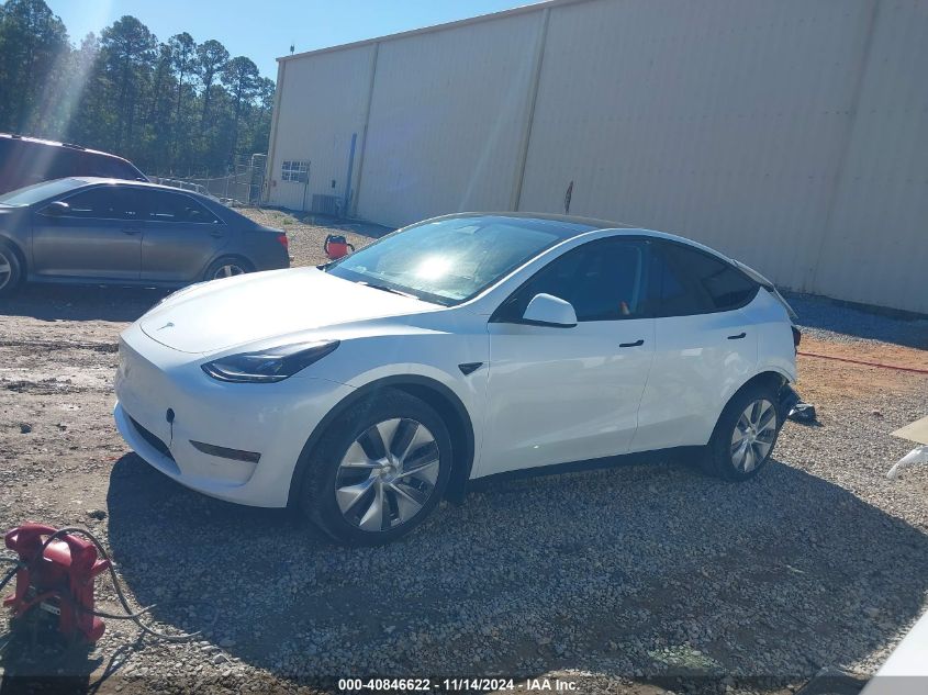 2023 Tesla Model Y Awd/Long Range Dual Motor All-Wheel Drive VIN: 7SAYGDEE6PA162723 Lot: 40846622