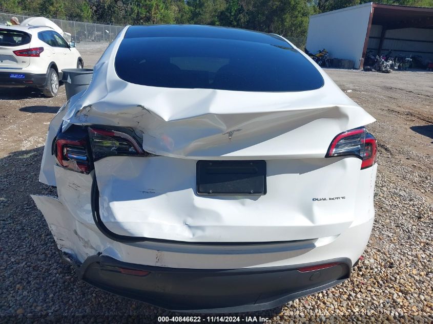 2023 Tesla Model Y Awd/Long Range Dual Motor All-Wheel Drive VIN: 7SAYGDEE6PA162723 Lot: 40846622