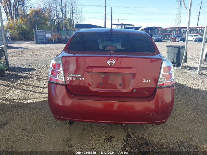 2007 Nissan Sentra 2.0 VIN: 3N1AB61E87L654322 Lot: 40846629