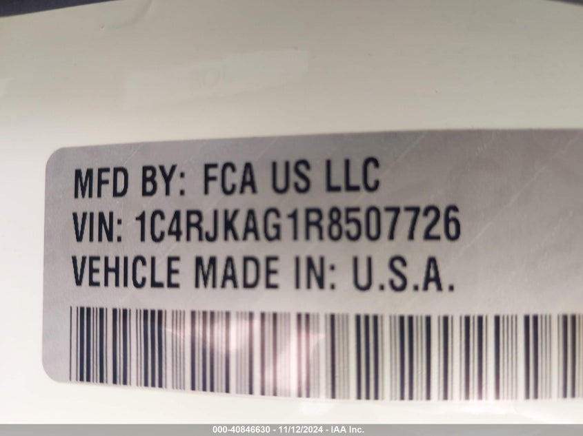 2024 JEEP GRAND CHEROKEE L ALTITUDE 4X4 - 1C4RJKAG1R8507726