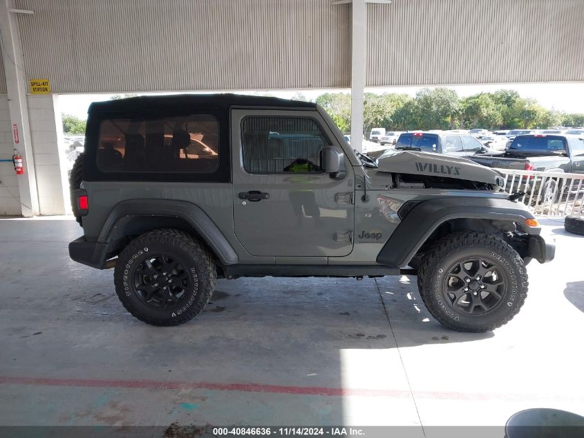 2021 Jeep Wrangler Willys 4X4 VIN: 1C4GJXAN3MW719325 Lot: 40846636