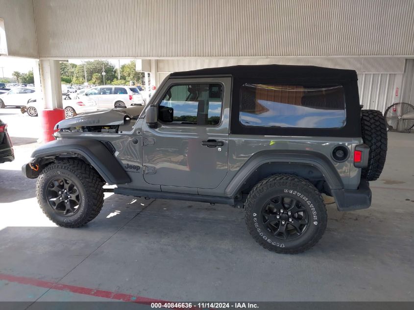 2021 Jeep Wrangler Willys 4X4 VIN: 1C4GJXAN3MW719325 Lot: 40846636