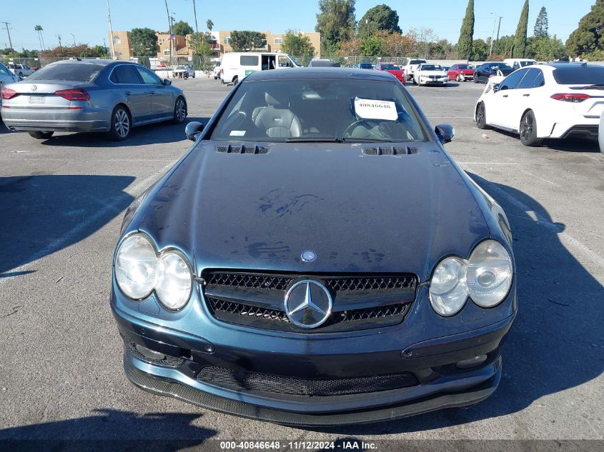 2006 Mercedes-Benz Sl 55 Amg VIN: WDBSK74F16F111963 Lot: 40846648