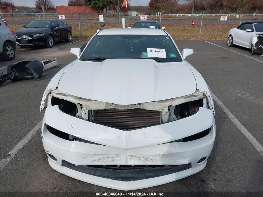 2014 Chevrolet Camaro 2Ls VIN: 2G1FA1E34E9133902 Lot: 40846649