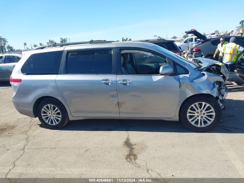 2013 Toyota Sienna Xle V6 8 Passenger VIN: 5TDYK3DC9DS346327 Lot: 40846661