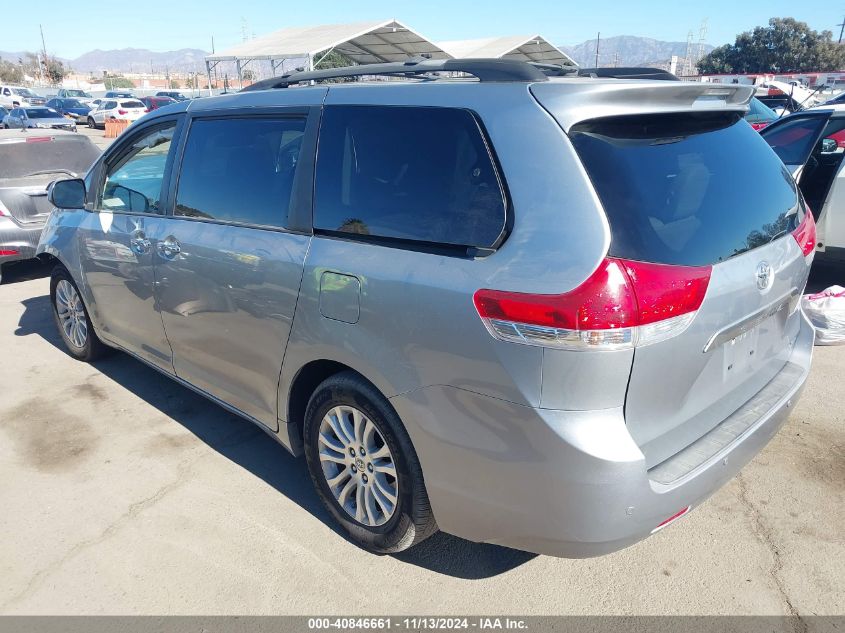 2013 Toyota Sienna Xle V6 8 Passenger VIN: 5TDYK3DC9DS346327 Lot: 40846661